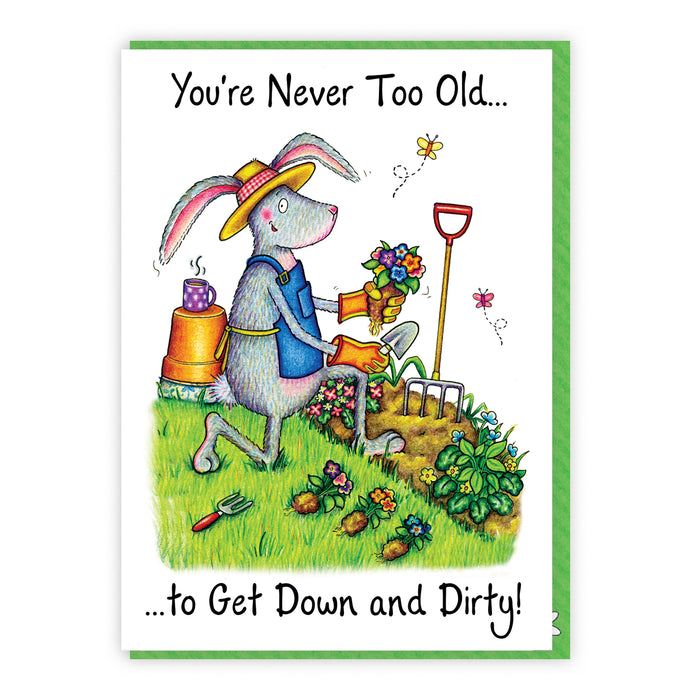 Down and Dirty Greeting Card