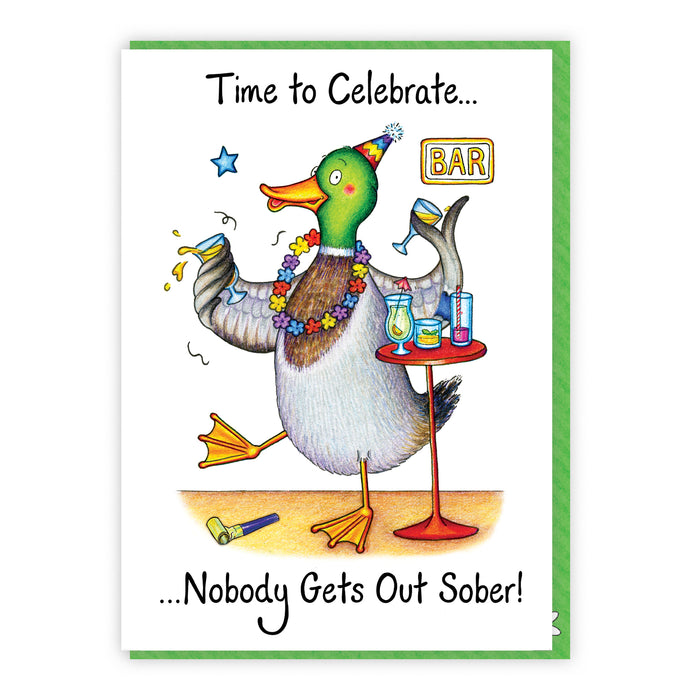 Sober Greeting Card