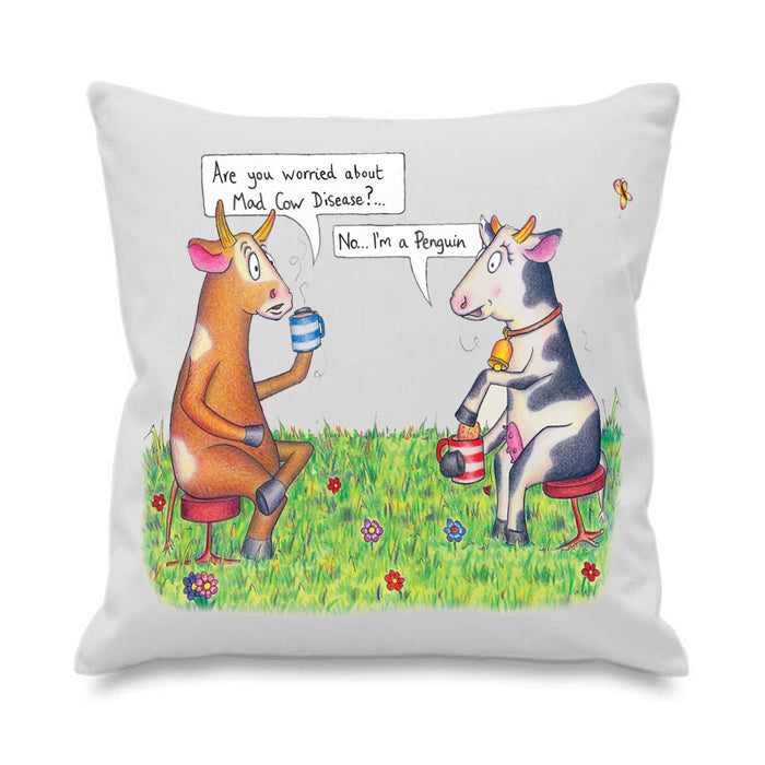 Mad Cow Cushion Large