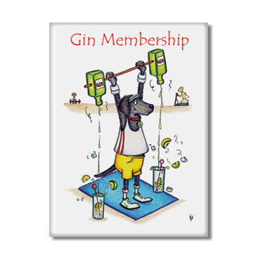 Gin Membership Fridge Magnet