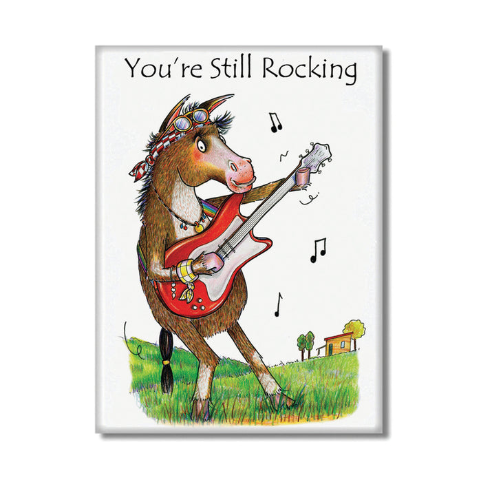 Still Rocking Fridge Magnet