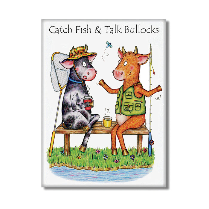 Fishing Bullocks Fridge Magnet