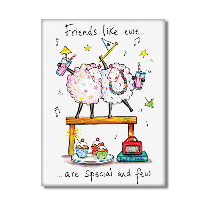 Friends Like Ewe Fridge Magnet