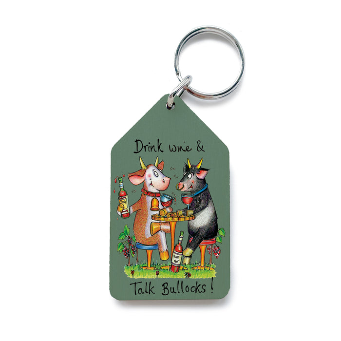 Wine Bullocks Keyring