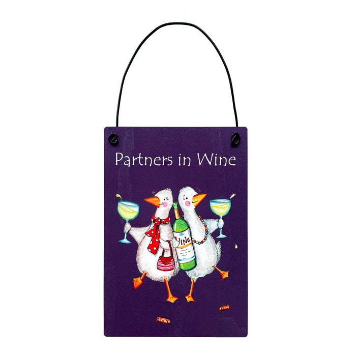 Partners in Wine Sign