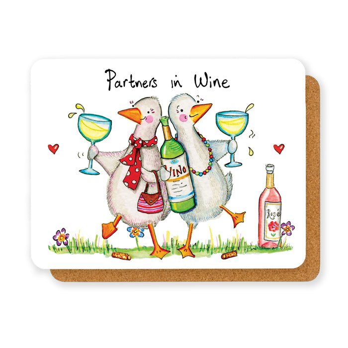 Partners in Wine Table Mat
