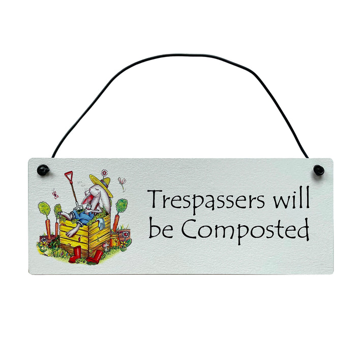 Trespassers Sign