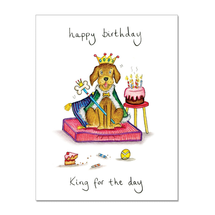 King Greeting Card