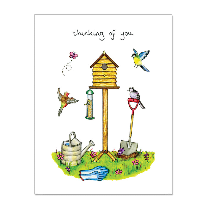 Thinking of You Birds Greeting Card