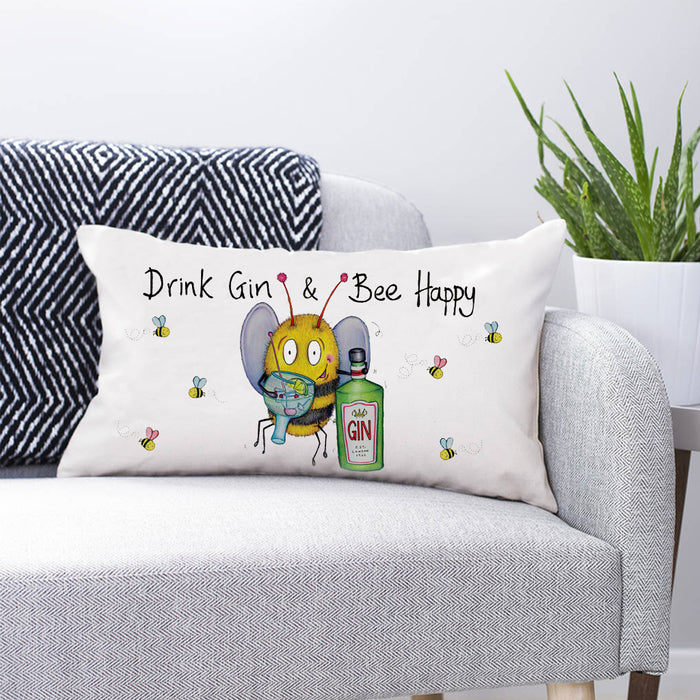 Bee Gin Cushion Small