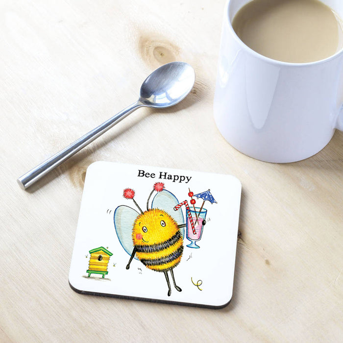 Bee Happy Hive Coaster