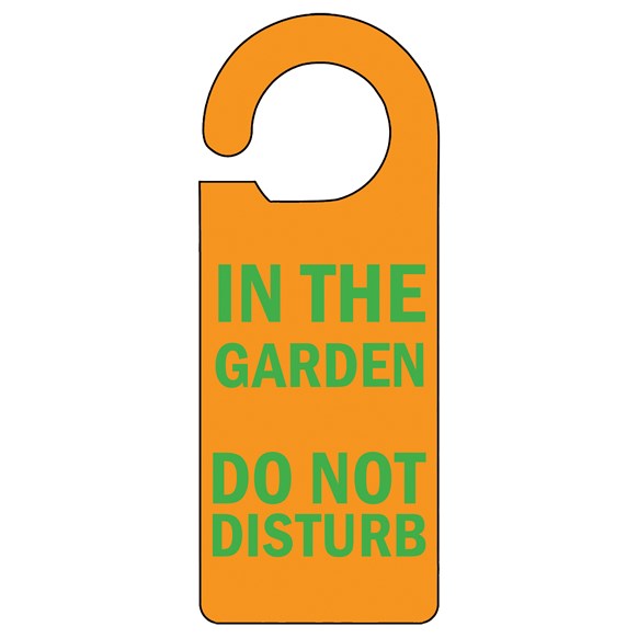 In the Garden Door Hanger