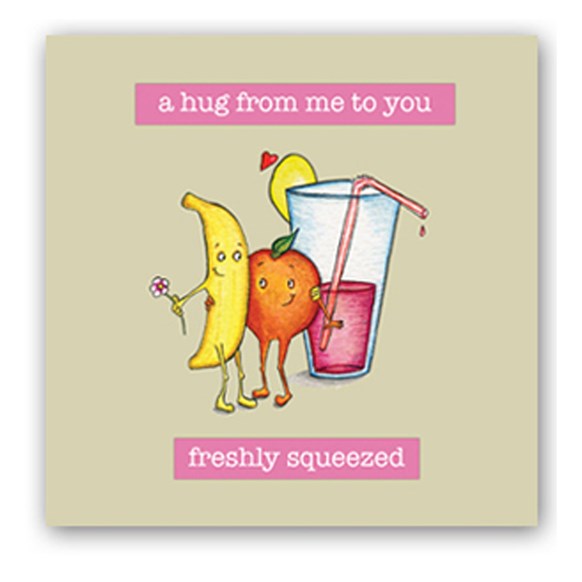 Freshly Squeezed Embellishment Card