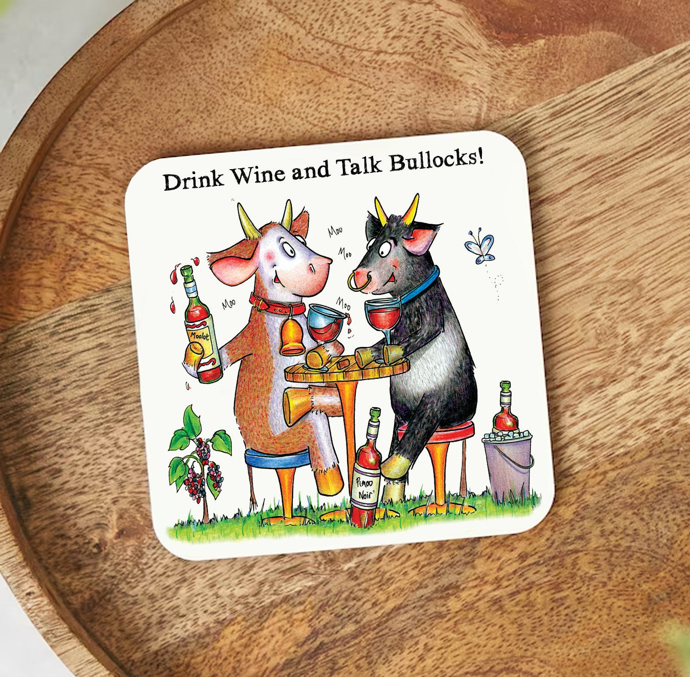 Wine coaster home gift
