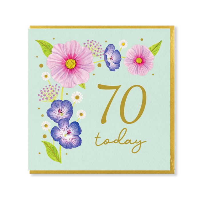 70 Today Birthday Card