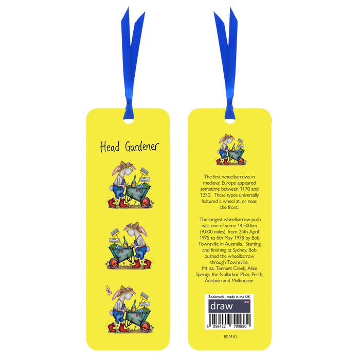 Wheelie Bookmark Yellow