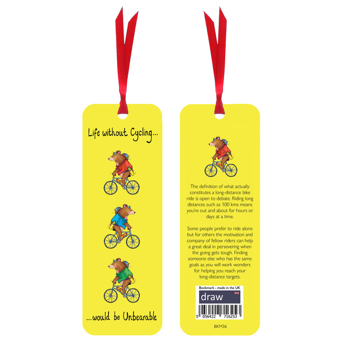 Life Without Cycling Bookmark