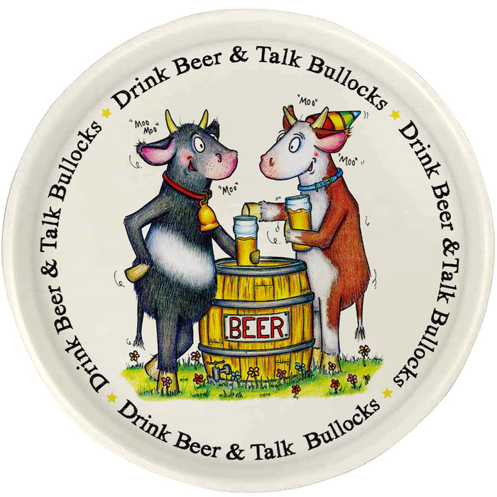 Talk Bullocks Drinks Tray