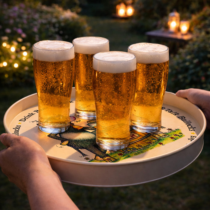Talk Bullocks Drinks Tray
