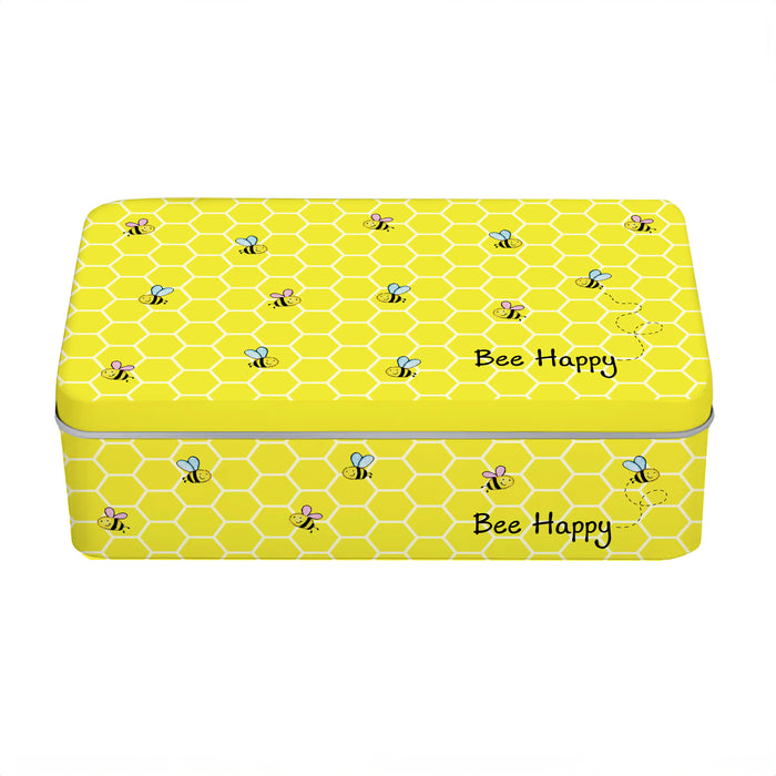 Bee Happy Storage Tin