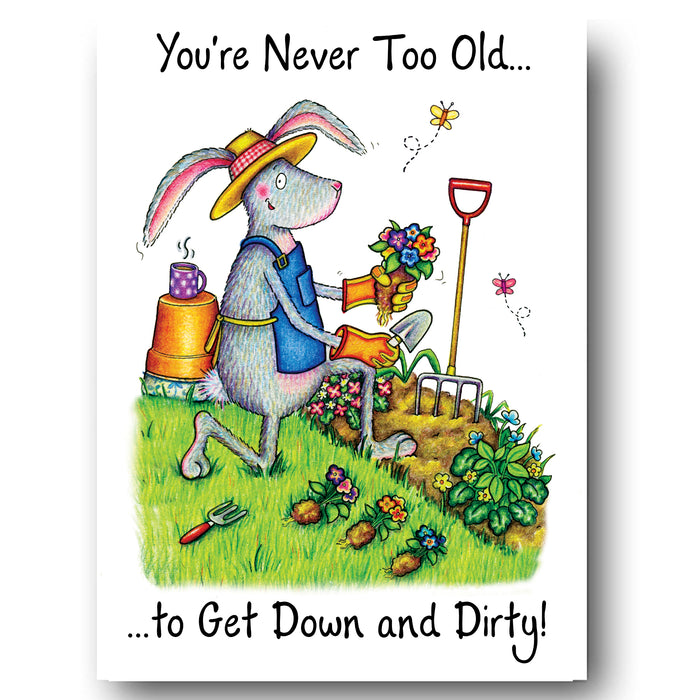 Down and Dirty Greeting Card