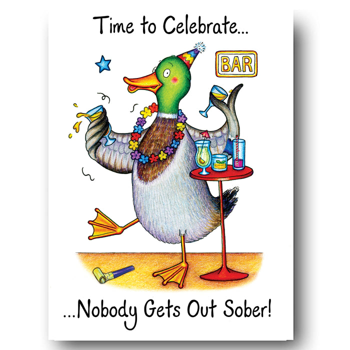 Sober Greeting Card