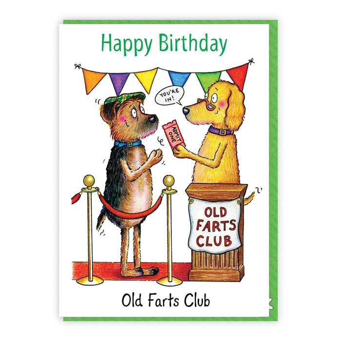 Old Farts Club Greeting Card