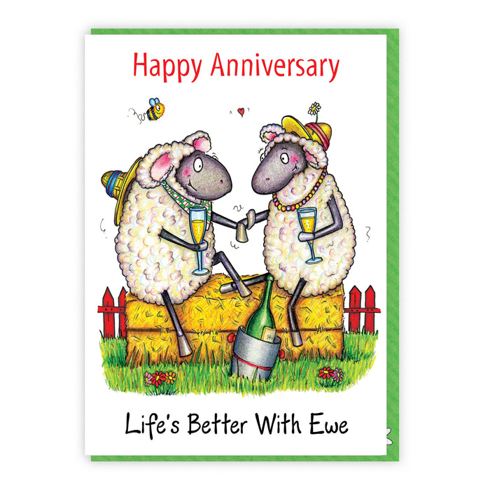 Better with Ewe Greeting Card
