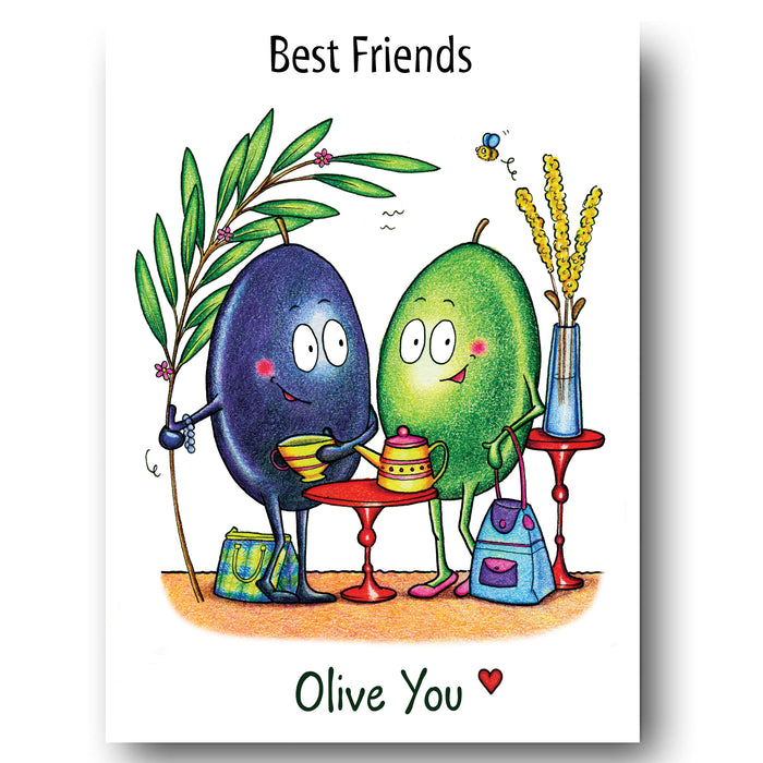 Olive You Greeting Card