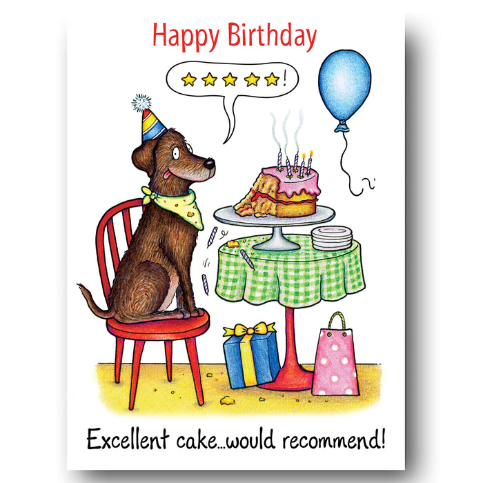 Excellent Cake Greeting Card