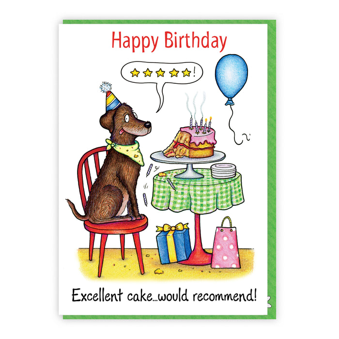 Excellent Cake Greeting Card