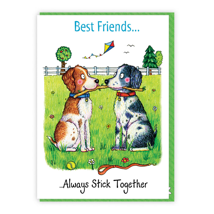 Stick Together Greeting Card