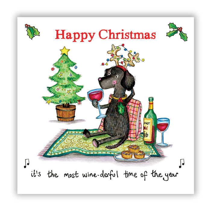 Wine-derful Christmas Card
