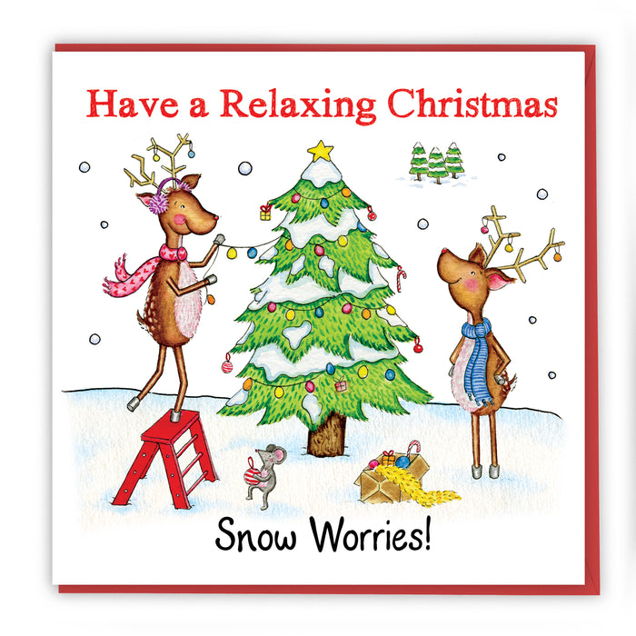 Snow Worries Christmas Card