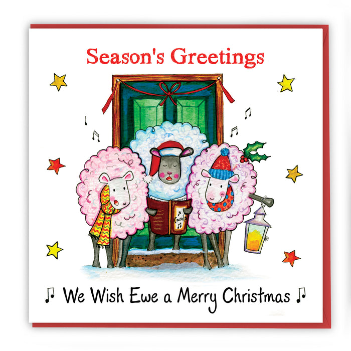 Wish Ewe Christmas Card