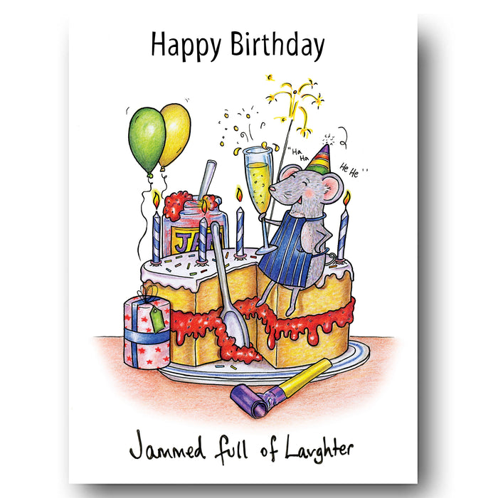 Jammed Greeting Card