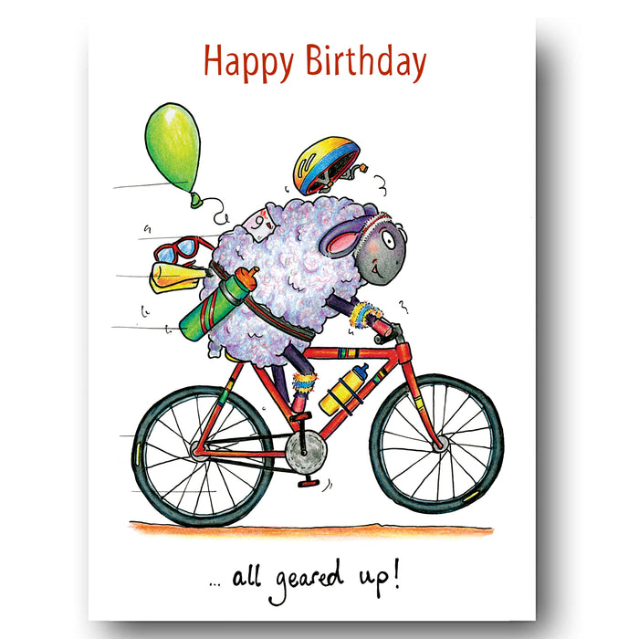 Geared Up Greeting Card