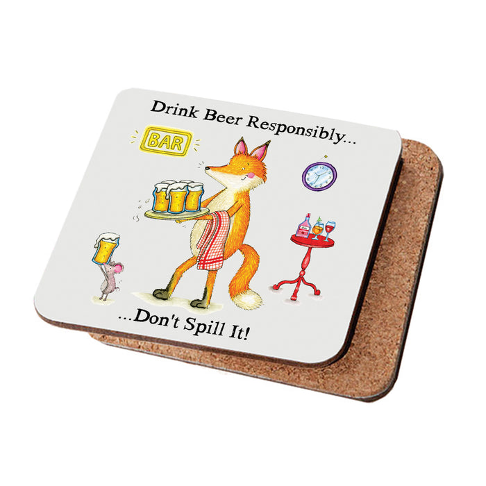 Drink Beer Coaster