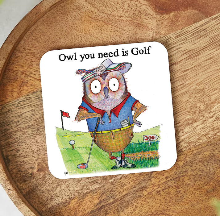 Owl Golf Coaster