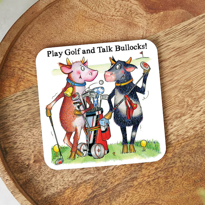 Golf Bullocks Coaster