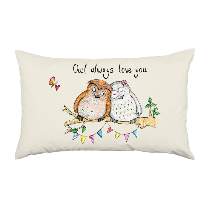 Owl Love Cushion Small