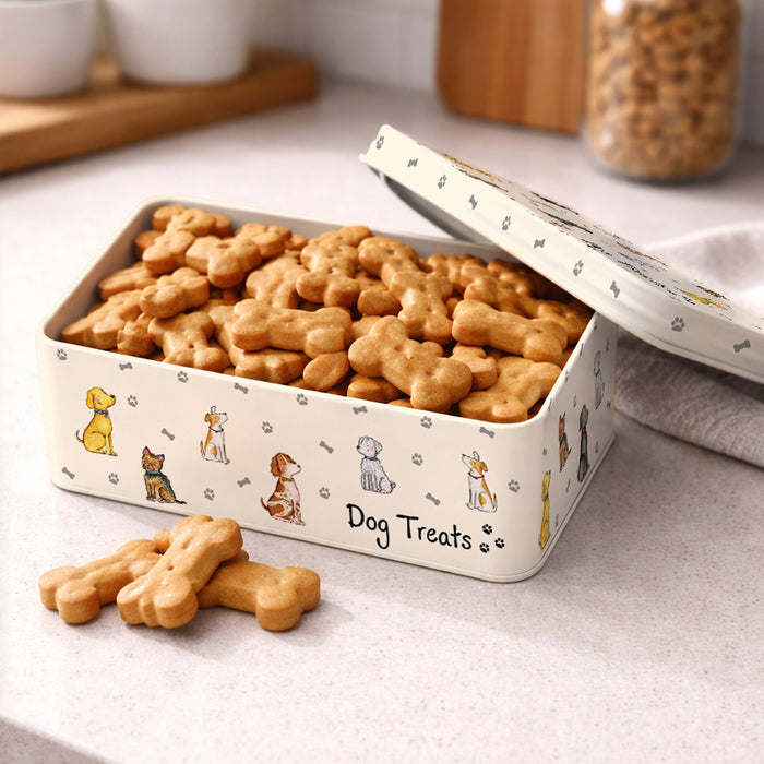 Dog Treats Storage Tin