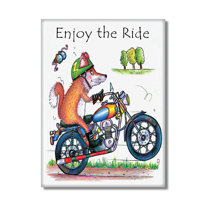 Enjoy the Ride Fridge Magnet