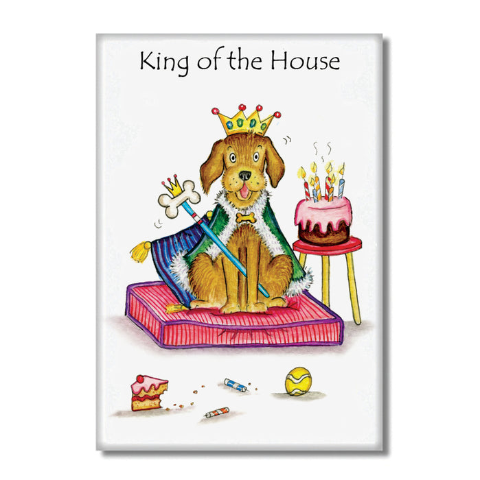 King of the House Fridge Magnet