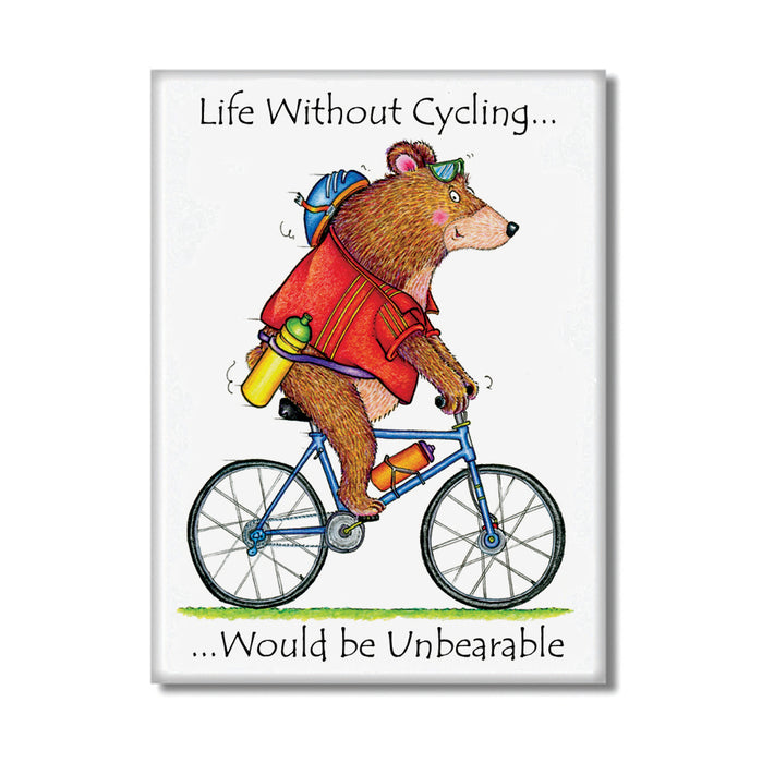 Life Without Cycling Fridge Magnet