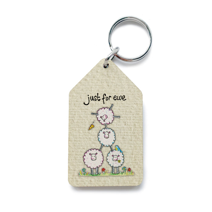 Just For Ewe Keyring