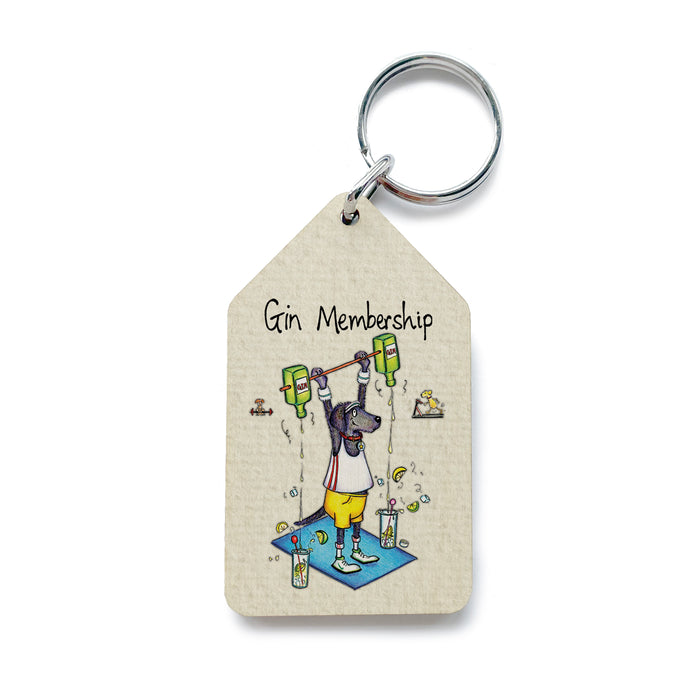 Gin Membership Keyring