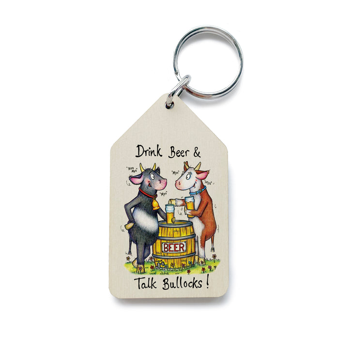 Talk Bullocks Keyring