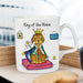 Mug with a dog illustration and text 'King of the House' gift for dog lover