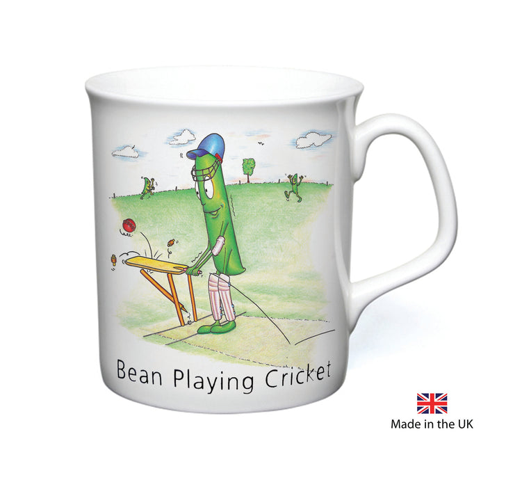 Bean Playing Cricket Mug